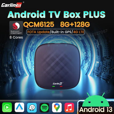 CarlinKit CarPlay Ai Box 6125 – Wireless Android Auto & CarPlay TV Box