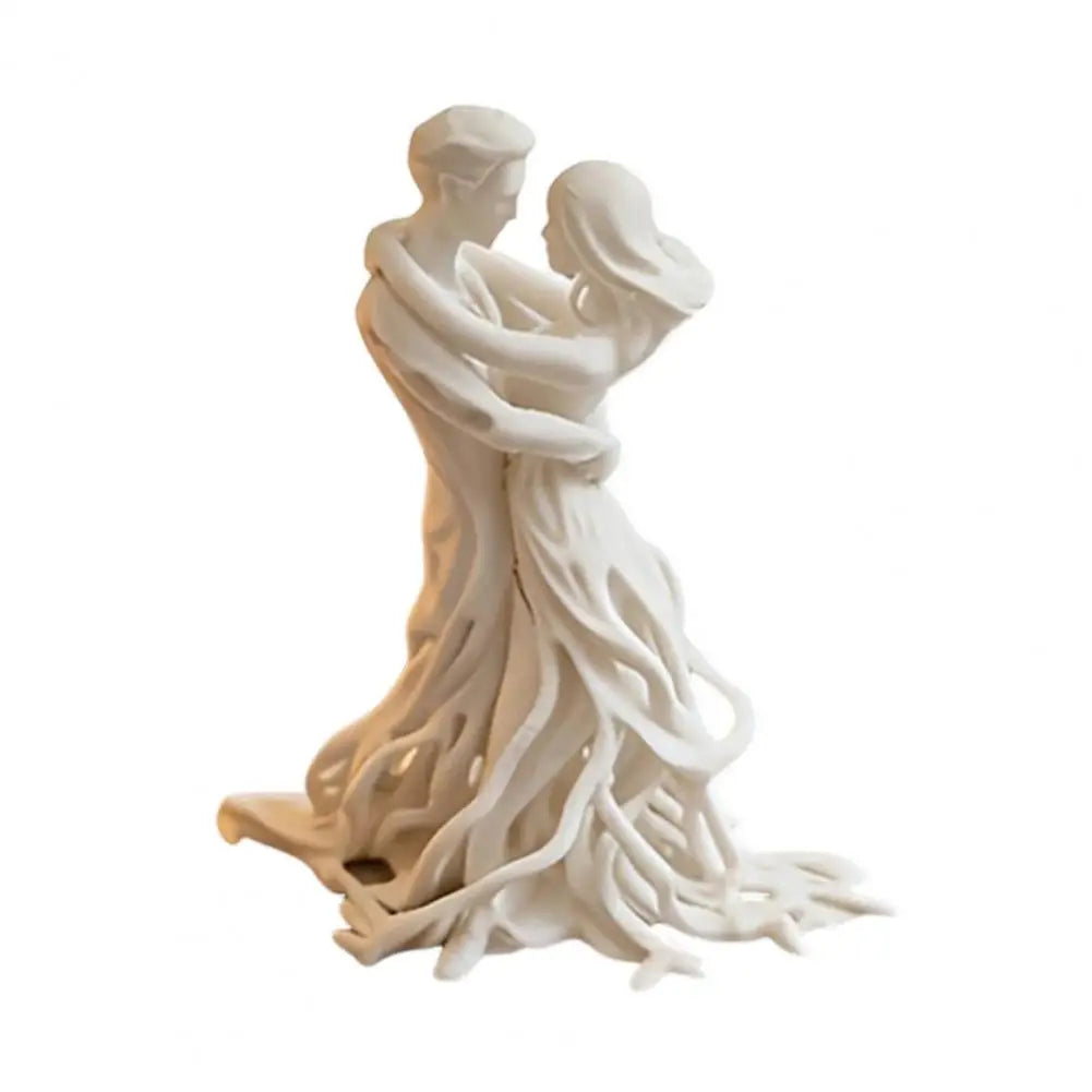 3D Printed Couple Embrace Statue – Wedding Decor