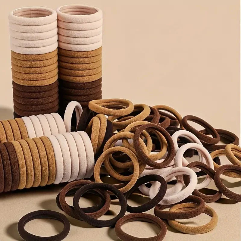 Nylon Hair Ties & Ponytail Holders – Multi-Pack