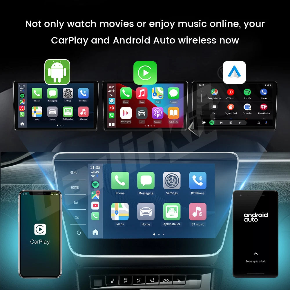 CarlinKit CarPlay Ai Box 6125 – Wireless Android Auto & CarPlay TV Box