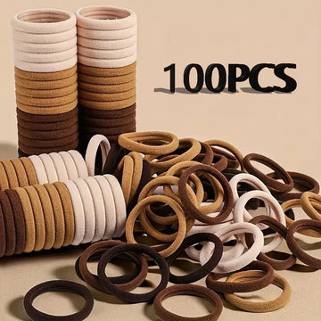 Nylon Hair Ties & Ponytail Holders – Multi-Pack