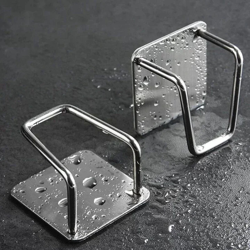 Stainless Steel Sink Sponge Holder – Self-Adhesive