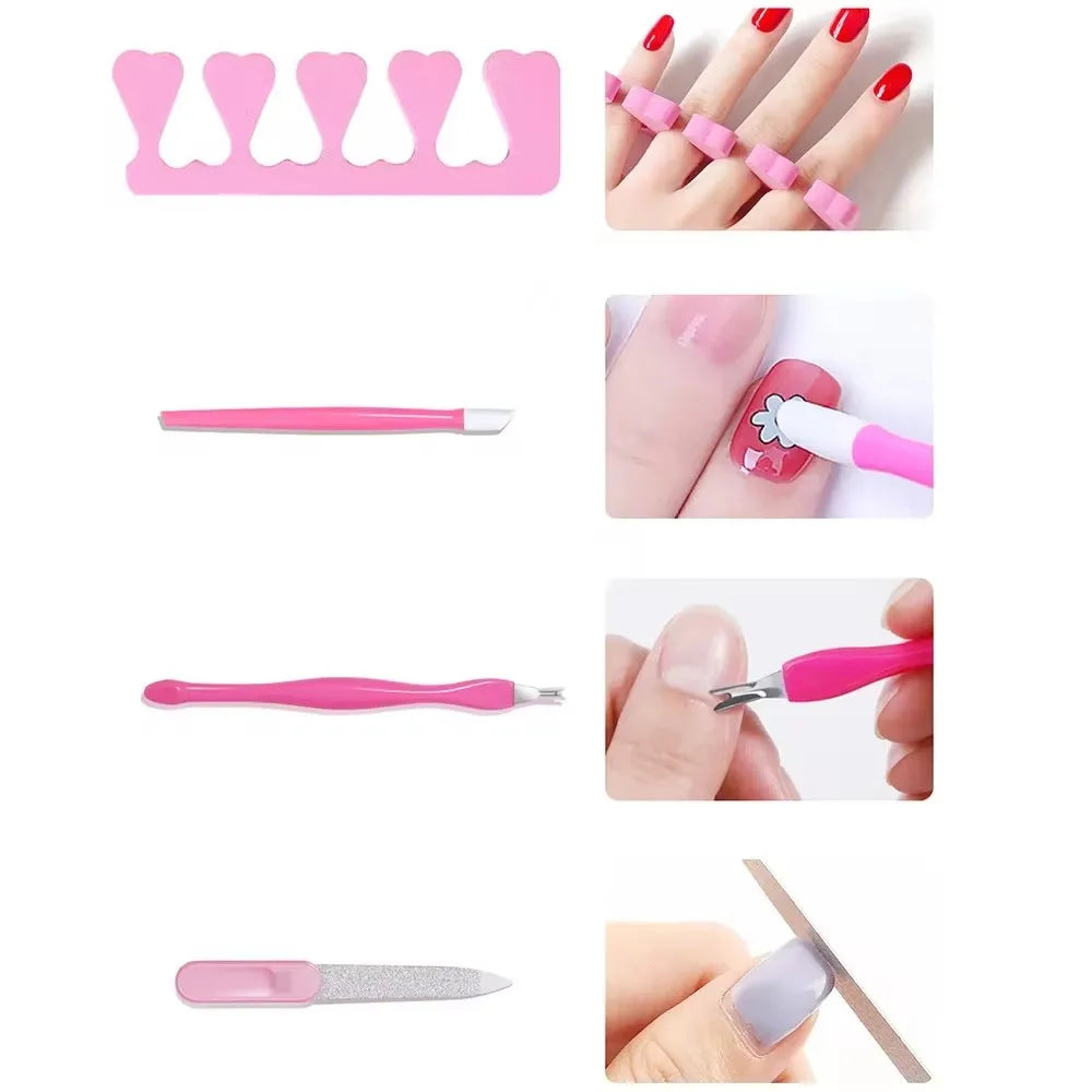 LINMANDA Electric Nail Drill & UV Lamp Starter Kit