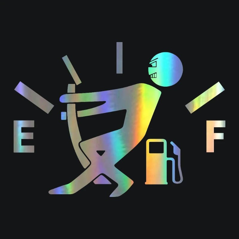 Funny Fuel Gauge Vinyl Decal Sticker for Car