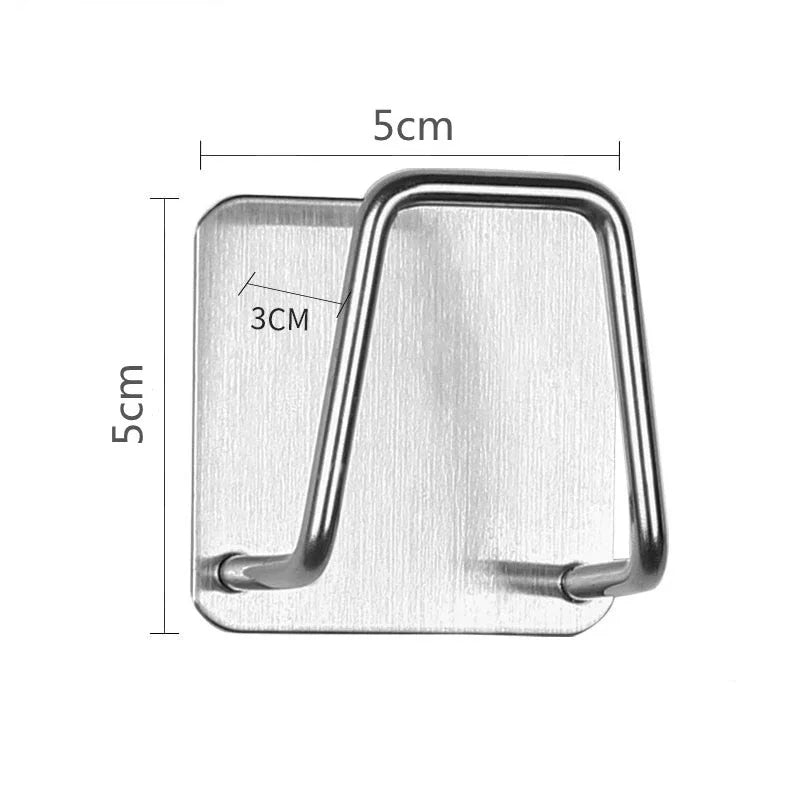 Stainless Steel Sink Sponge Holder – Self-Adhesive