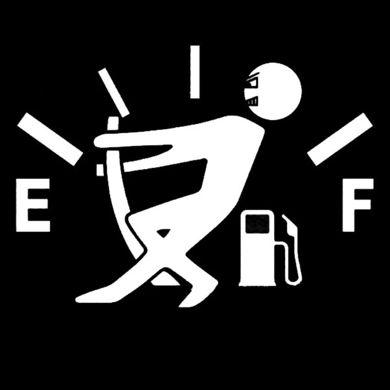 Funny Fuel Gauge Vinyl Decal Sticker for Car