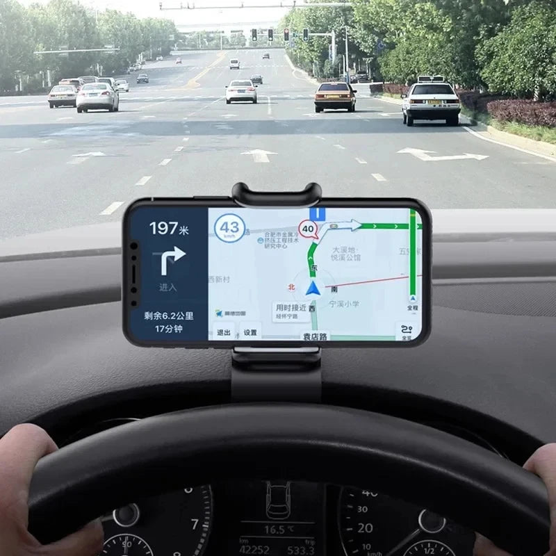 360° Rotatable Car Phone Holder – Dashboard Mount