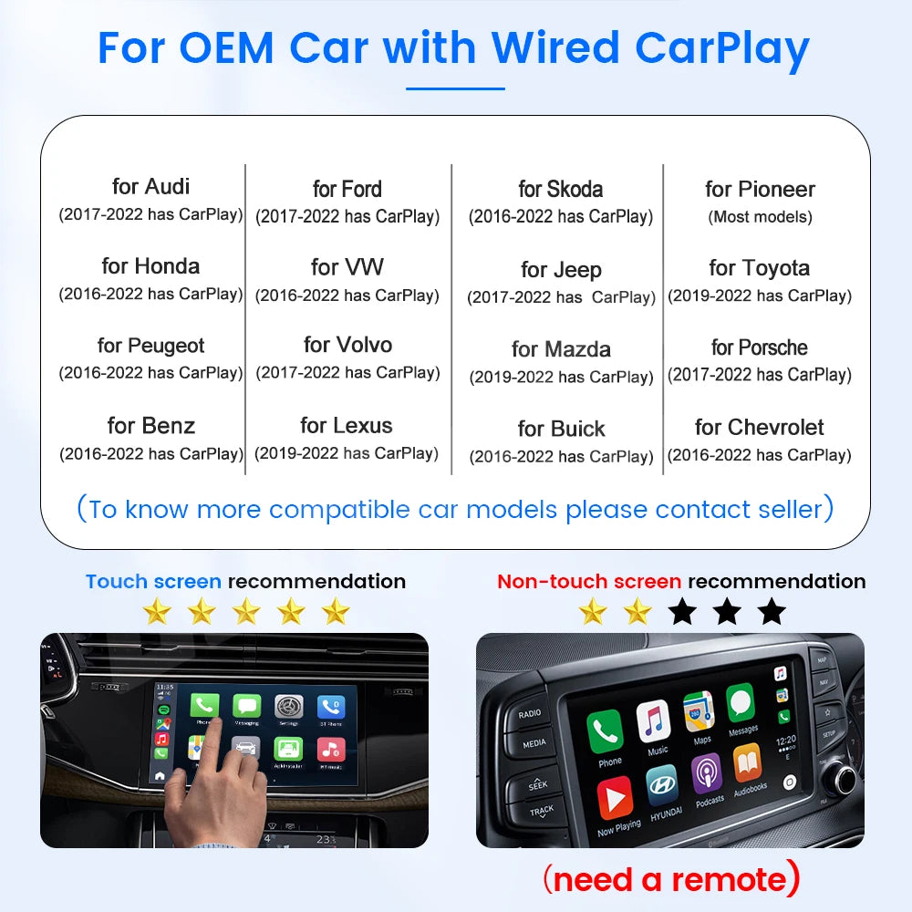 CarlinKit CarPlay Ai Box 6125 – Wireless Android Auto & CarPlay TV Box