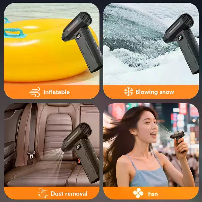 X8 Brushless Turbo Jet Fan Blower 100000RPM Powerful Electric Air Blower Vacuum Dust Cleaner Portable Dust Cleaner Violent Fan