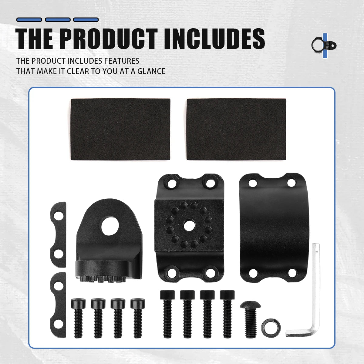 1.75' 1.875' 2' Roll Bar Cage Bracket For BRP CAN-AM MAVERICK X3, Polaris RZR 900 1000 XP, and Other UTV Fixed Support