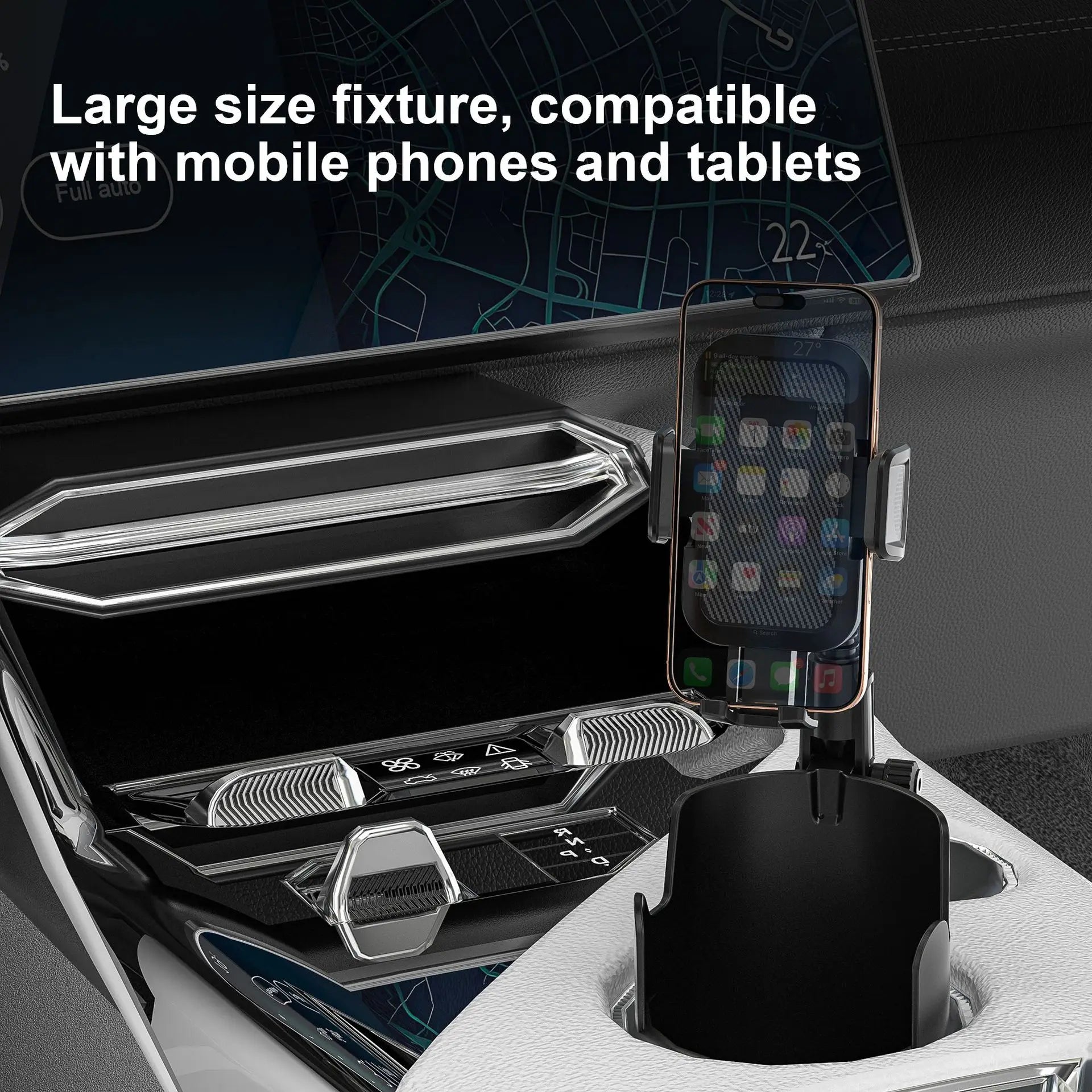 Adjustable Cup Holder Phone Mount for Car