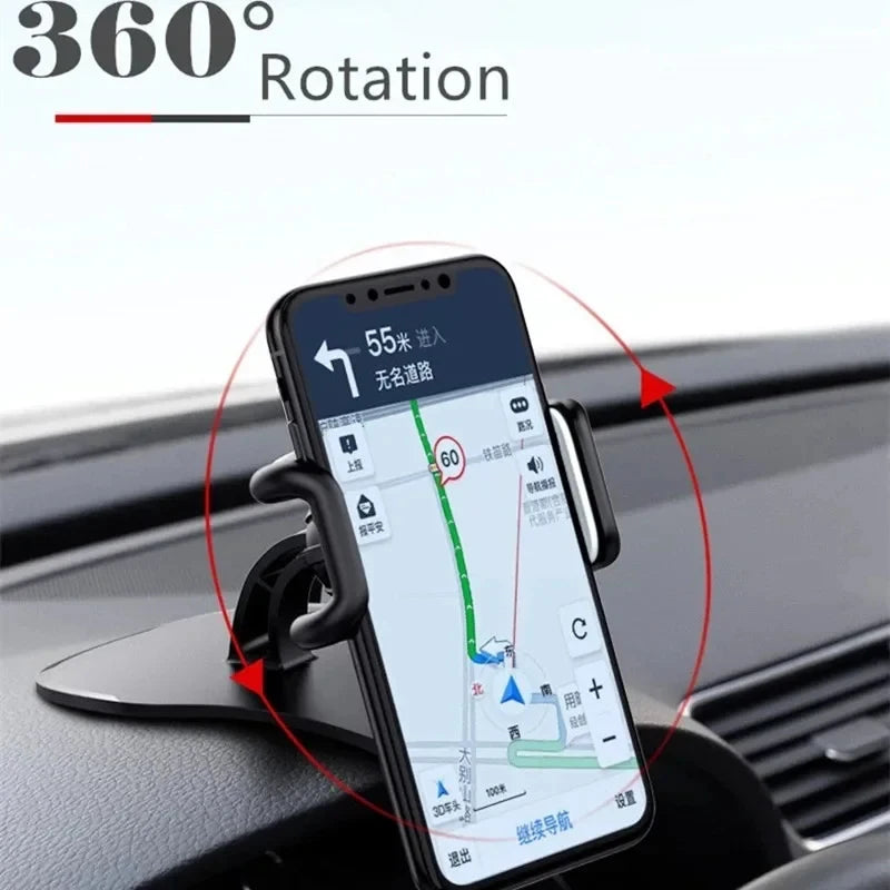 360° Rotatable Car Phone Holder – Dashboard Mount