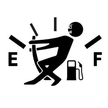 Funny Fuel Gauge Vinyl Decal Sticker for Car