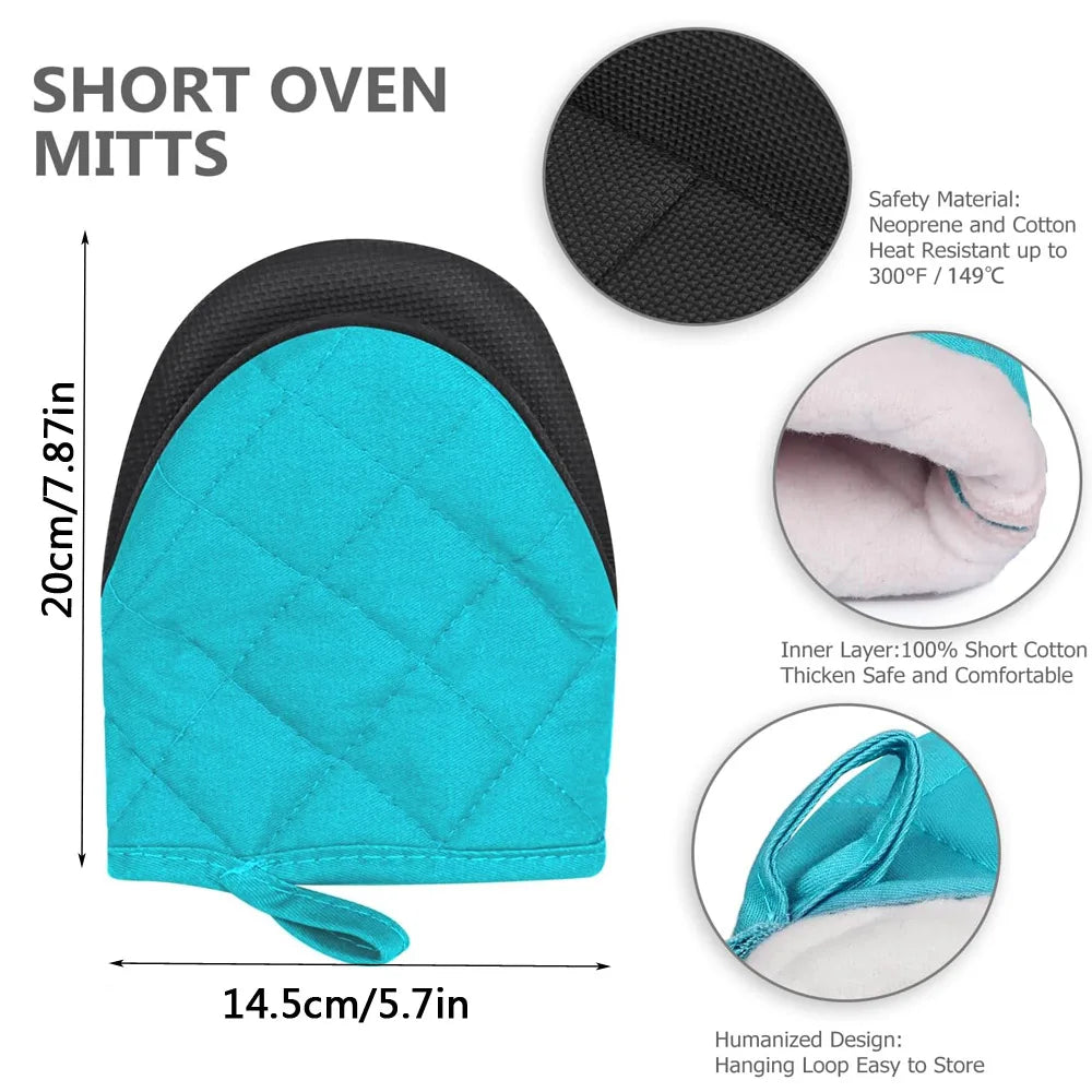 Heat-Resistant Oven Mitts – Non-Slip Kitchen Gloves
