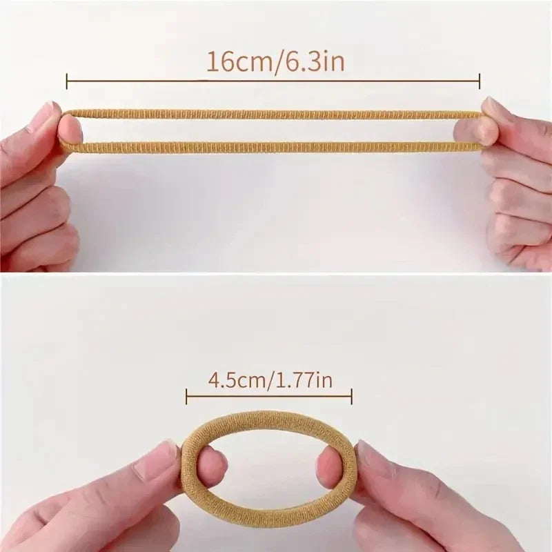 Nylon Hair Ties & Ponytail Holders – Multi-Pack