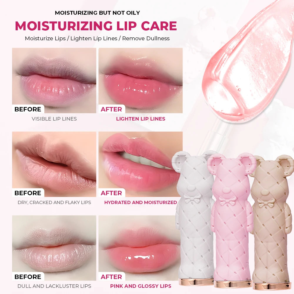 Beauty Glazed Bear Moisturizing Lip Balm