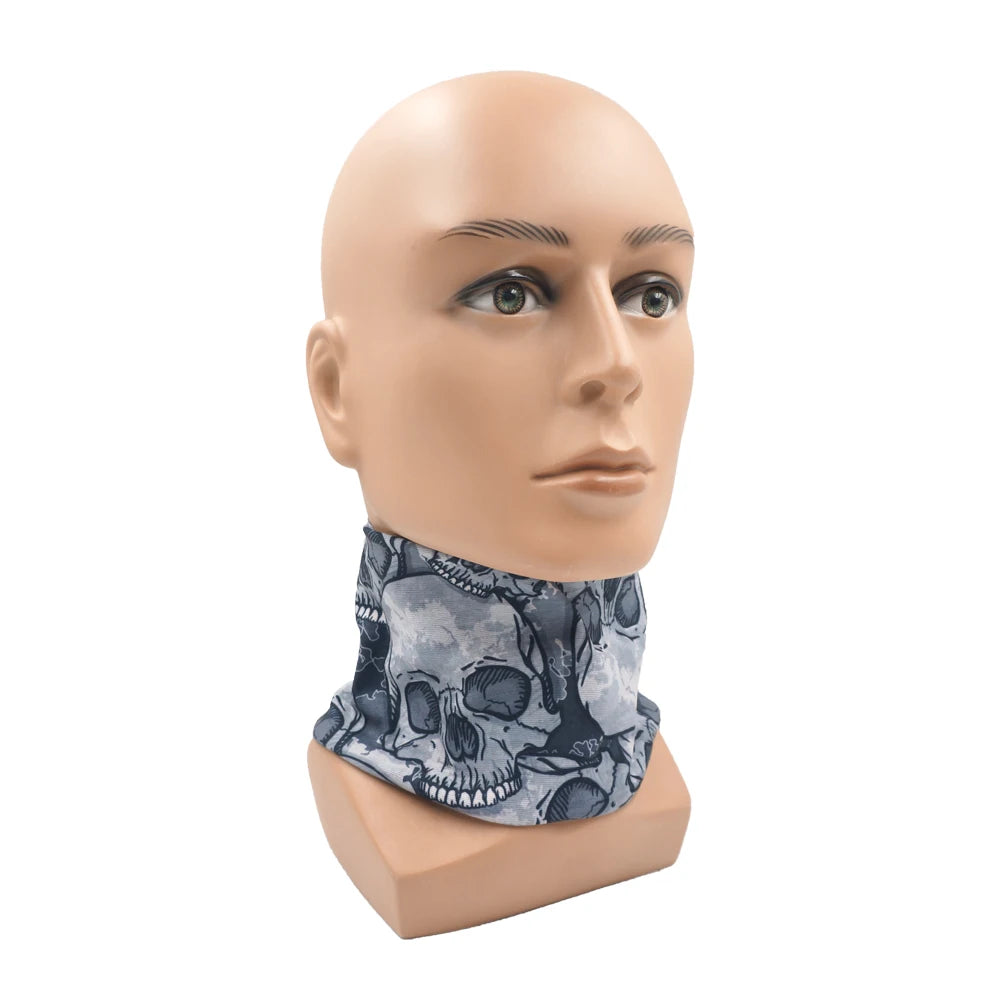 Skull Face Bandana – UV Protection Neck Gaiter