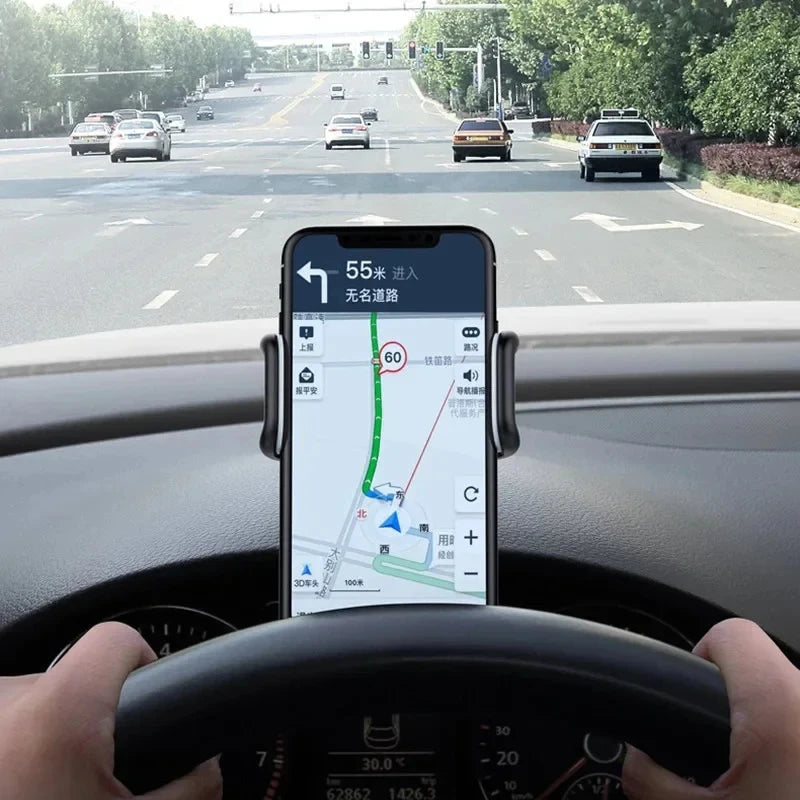 360° Rotatable Car Phone Holder – Dashboard Mount