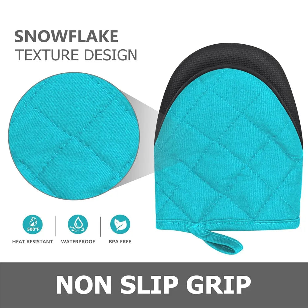 Heat-Resistant Oven Mitts – Non-Slip Kitchen Gloves