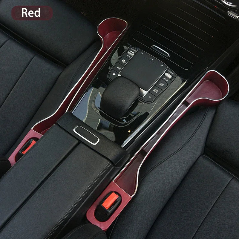 Car Seat Gap Filler Organizer with Cup & Phone Holder (2-Pack)