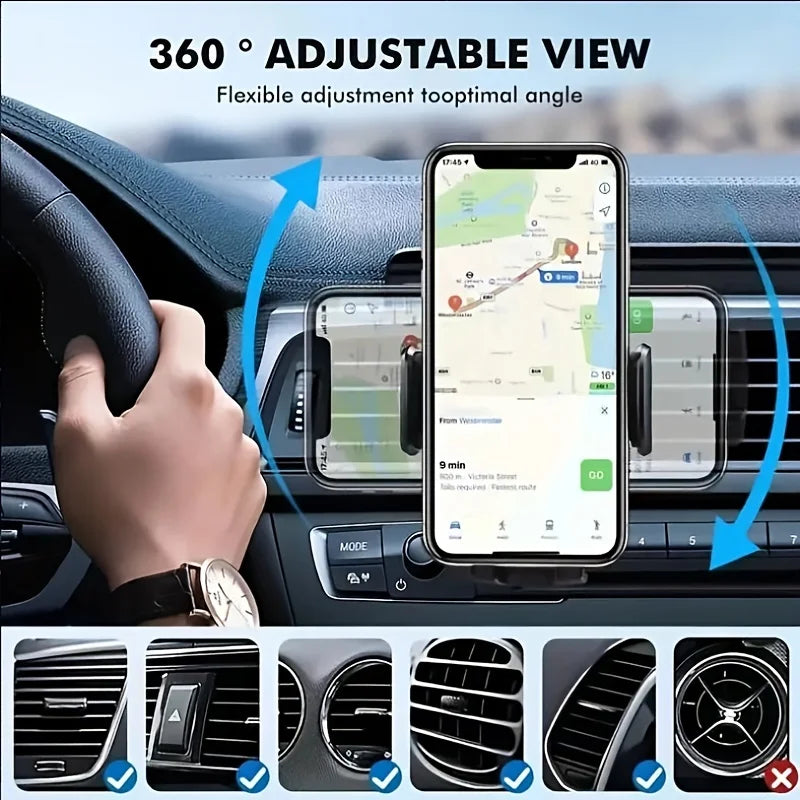 Air Vent Car Phone Holder – Universal Clip Mount