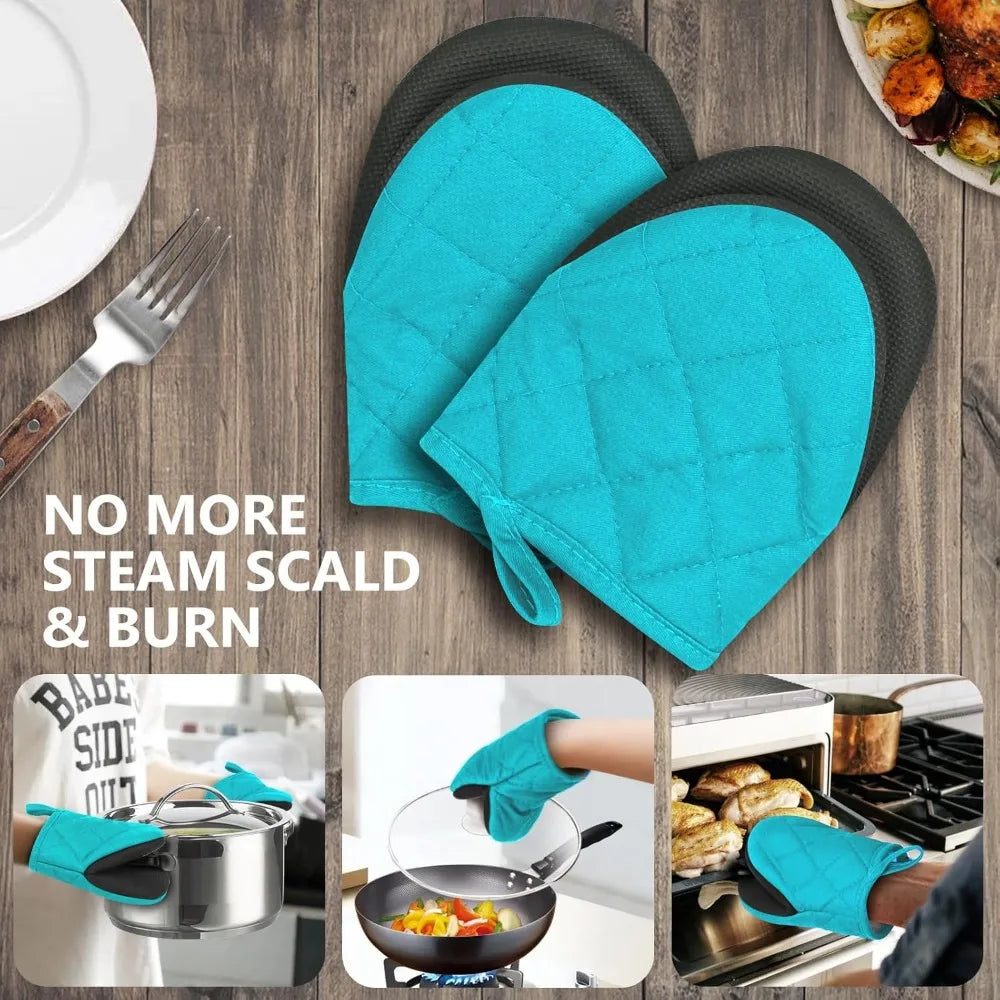 Heat-Resistant Oven Mitts – Non-Slip Kitchen Gloves