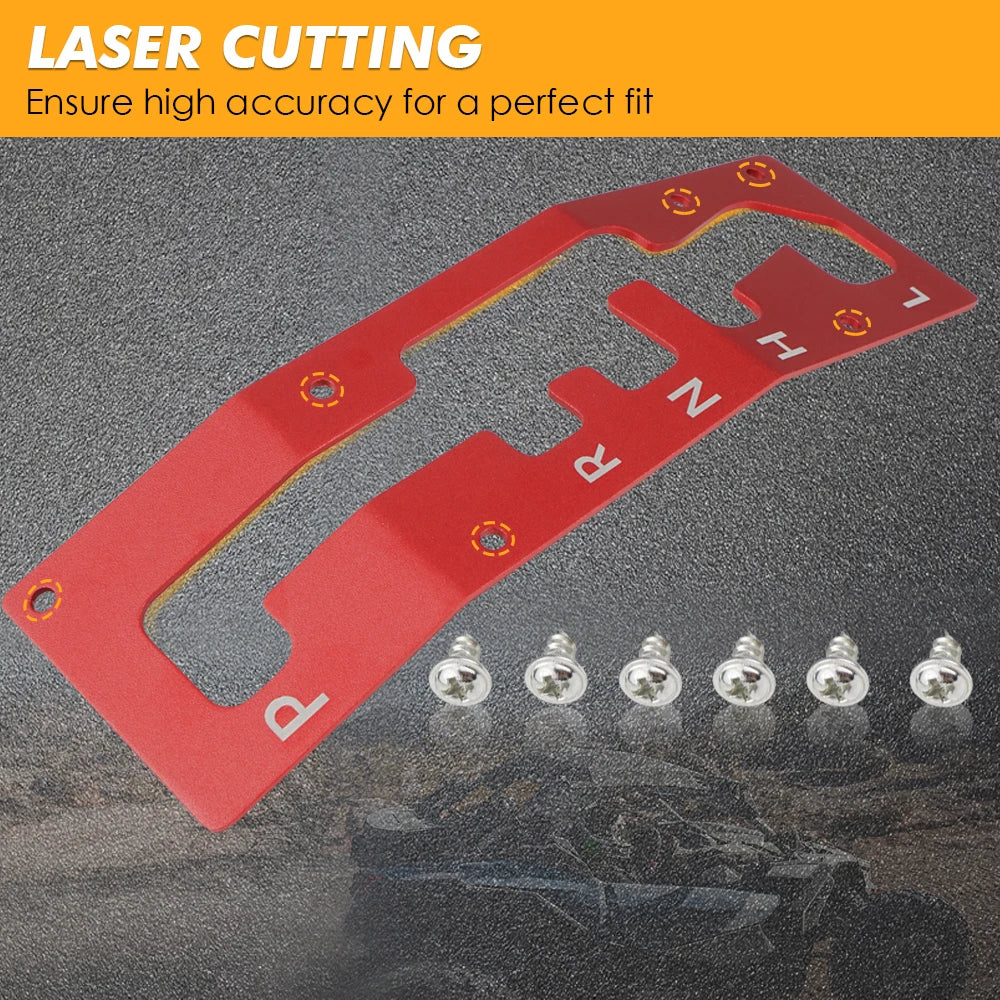 Aluminum Shifter Gate Panel for Can-Am Maverick X3