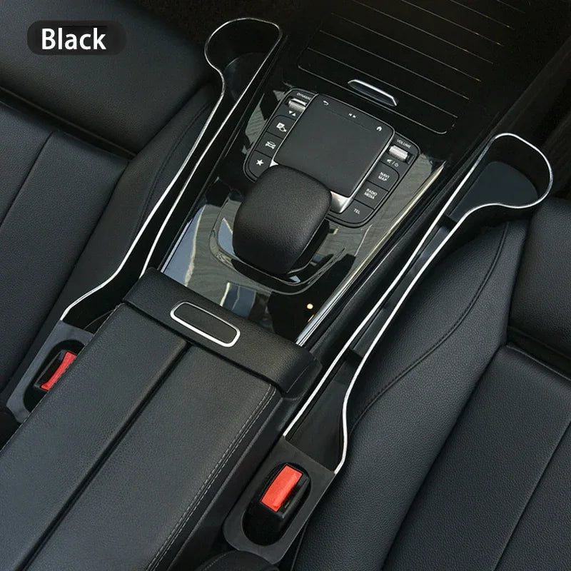 Car Seat Gap Filler Organizer with Cup & Phone Holder (2-Pack)